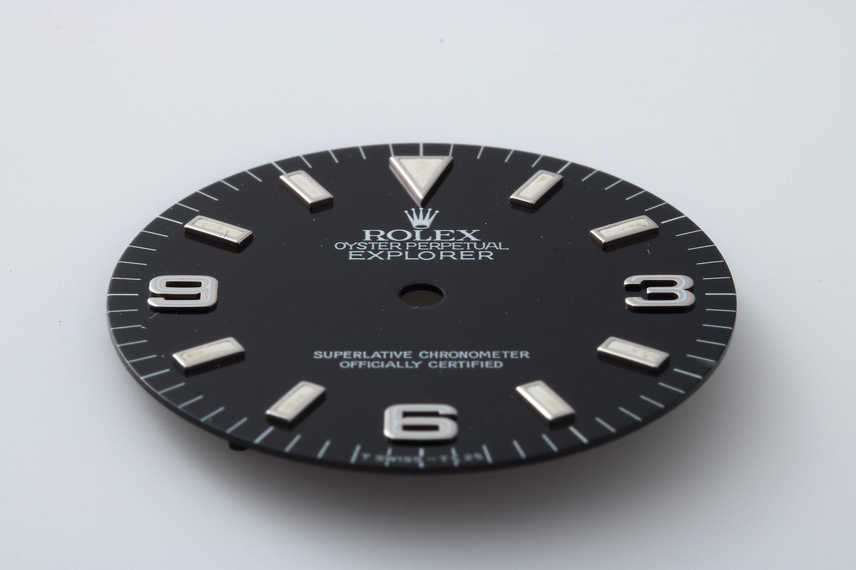 GENUINE Rolex Explorer I Dial Black 14270 Watch Part Oyster