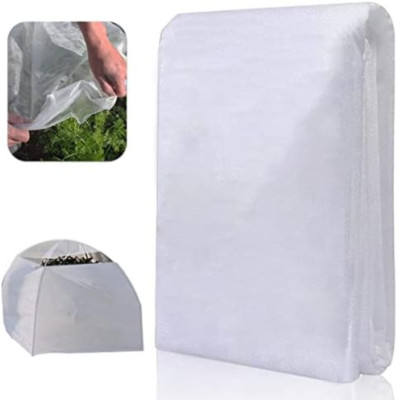 Telo Antigelo Per Piante In Tessuto Non Tessuto – Beige, 120x180 Cm Con Cerniera E Cordoncino