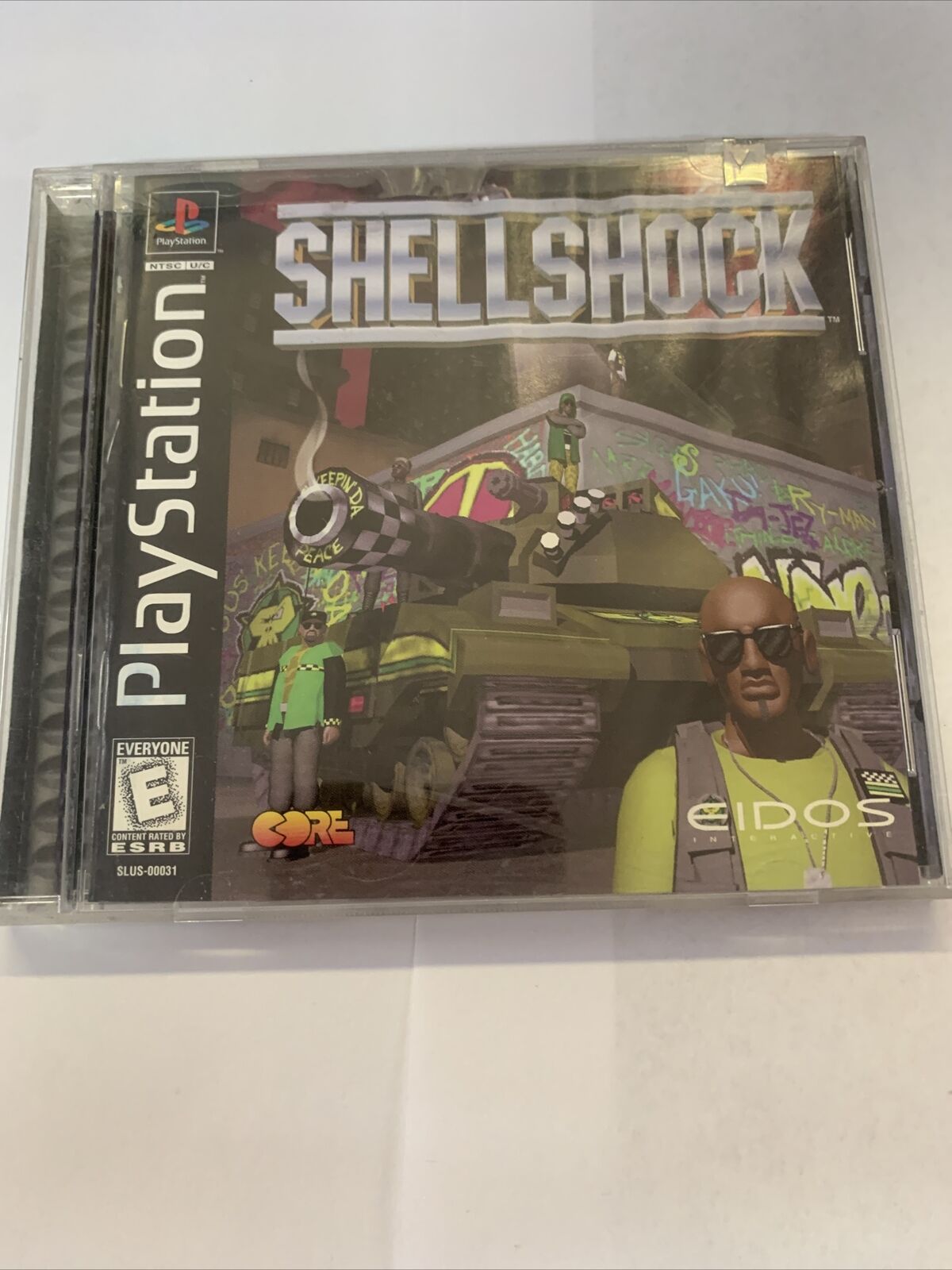 ShellShock (Sony Playstation 1 PS1) Shell Shock Game Disc TESTED