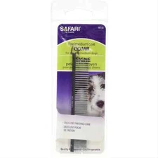 Coastal Pet Safari Fine/Medium Coat Comb for Small to Medium Dogs