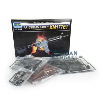 Trumpeter 01902 1/3 Model AR15/M16/M4 FAMILY Rifle XM177E1 Automatic Gun DIY Kit