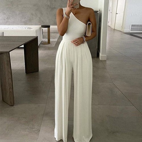 Mono de pierna ancha de moda para mujer - Imagen 12 de 19