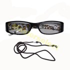 Lunettes Loupe De Vue Lecture Presbyte leopard monture noir avec cordon