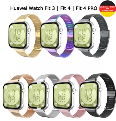 Milanaise Uhrenarmband Huawei Watch Fit 3|Fit 4|Fit 4 PRO Ersatzband Smart Watch