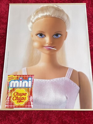 Chupa Chups Poster, Werbeplakat, Barbie Puppe, 120x160