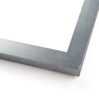 12x14 Stainless Steel Silver Wood Frame With UV Acid Free Foam Board