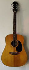 Epiphone Acoustic Guitar Pr-545mpl + New Strings (made In Japan)