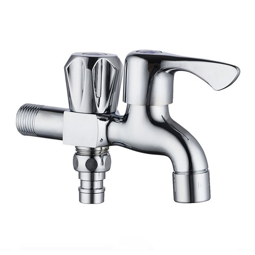 Multi-function One in Two out Double Head Faucet Washing Machine Kitchen AU - Photo 7/7