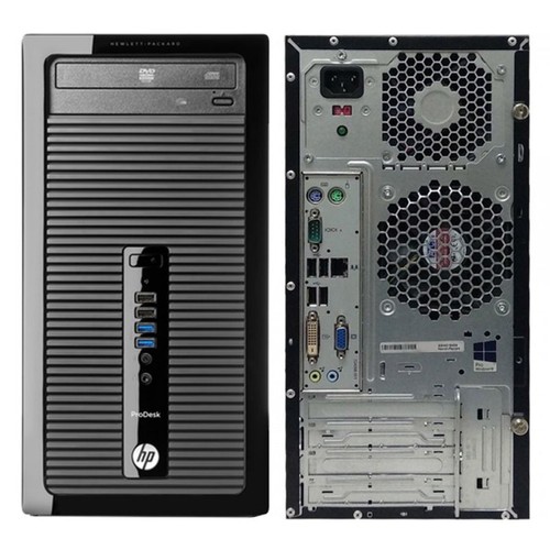 PC Tour HP 400 G1 Ecran 19" Intel i3-4130 RAM 16Go SSD 120Go Windows 10 Wifi - Photo 8/8