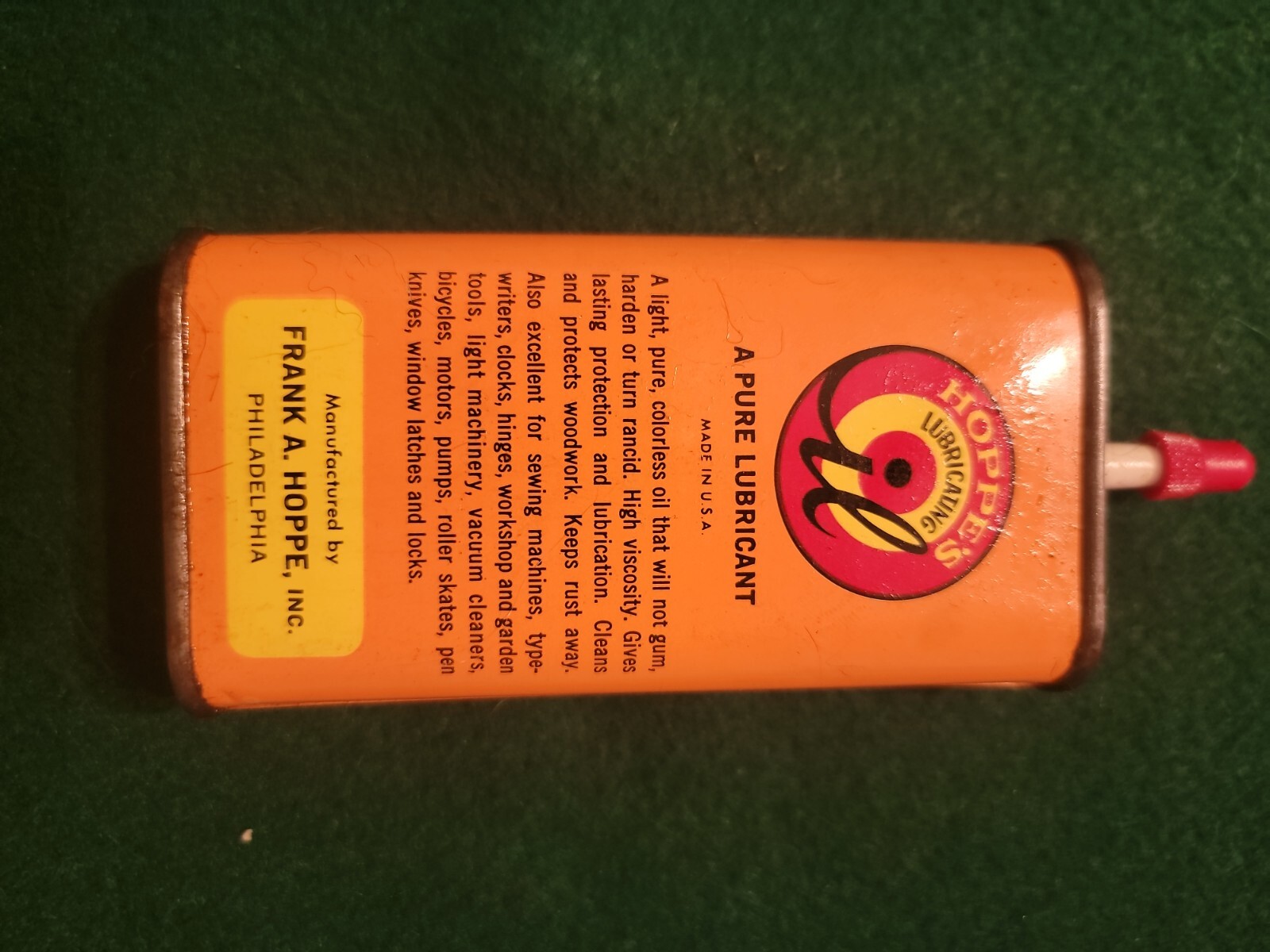 Vintage Hoppe's Gun Lubricating Oil dropper 2/3 full eBay