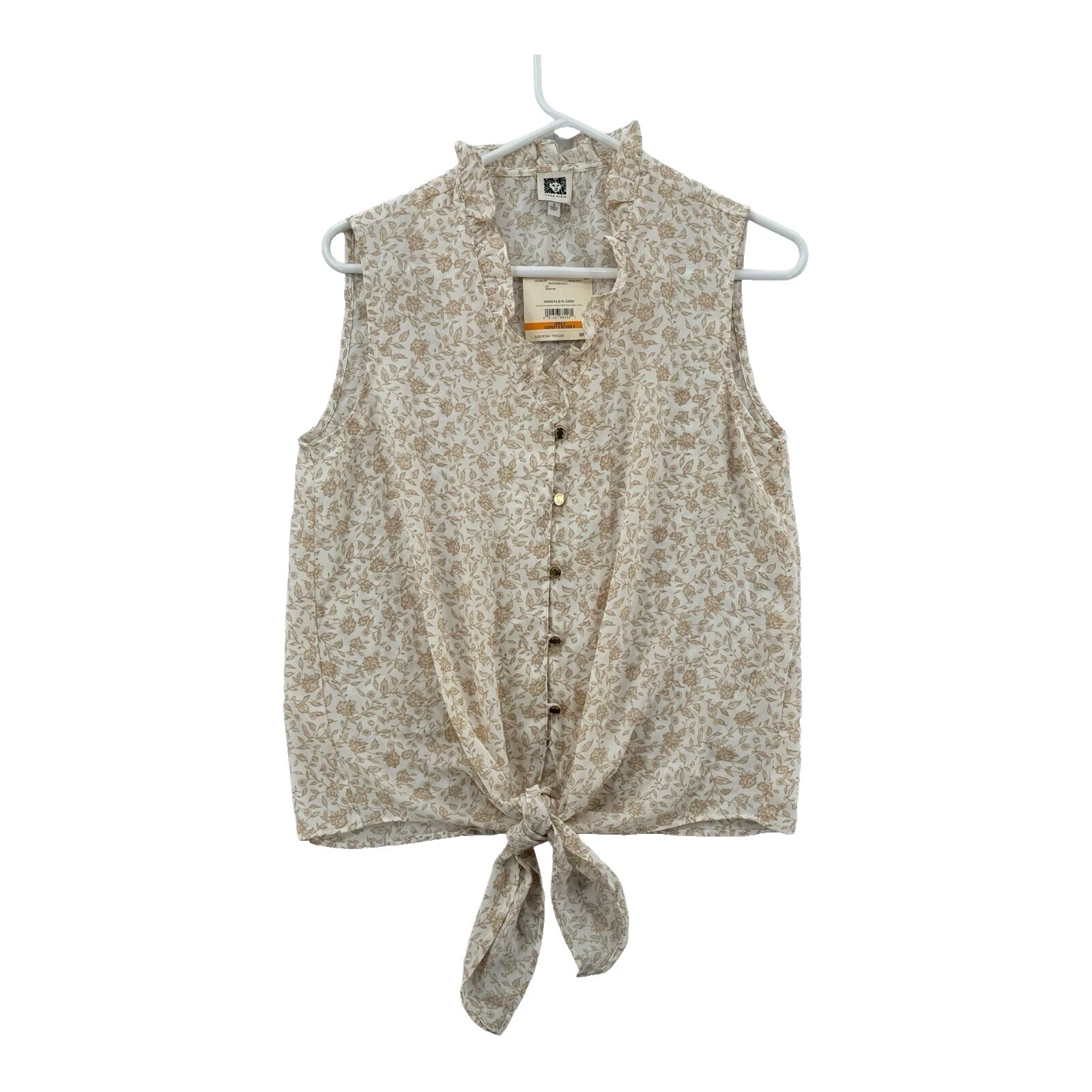 Tops floral Anne Klein Poliéster para Mujeres