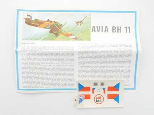 Smer 121 Avia B.H.11 Stavebnice Propeller Airplane 1920 1:50 Boxed 1609-17-04 - Picture 2 of 5