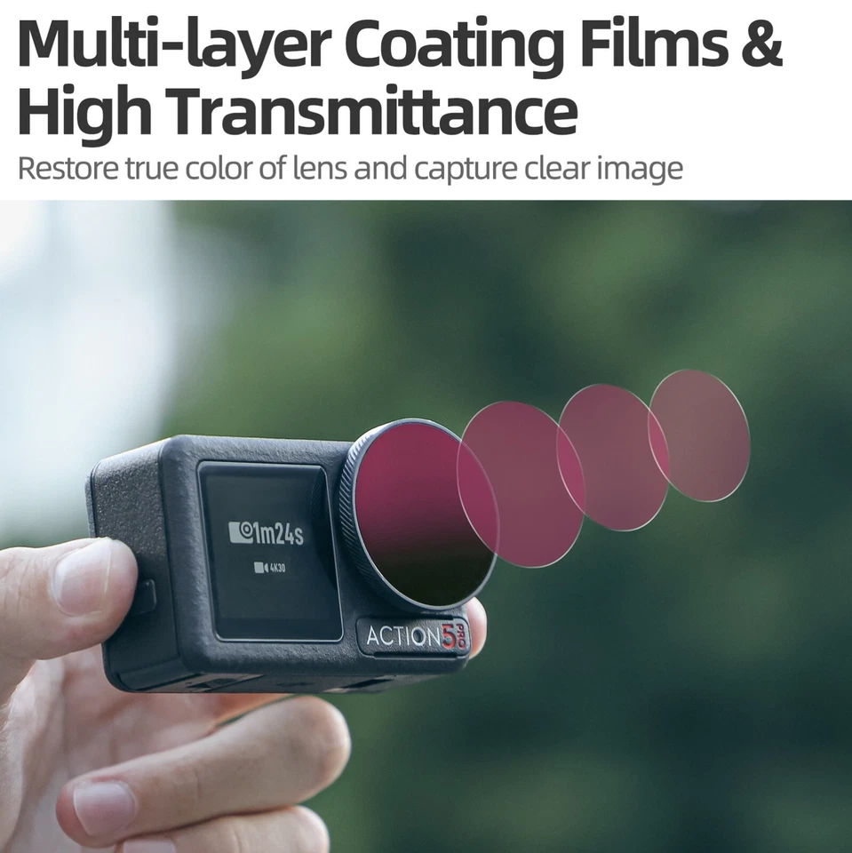 MCUV Filter Lens for DJI Osmo Action 5 Pro - Image 4 of 4