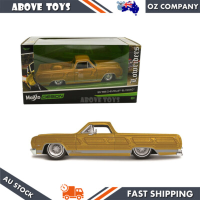 Chevrolet El Camino 1/24 Maisto Lowrider doré/Décorer 1965