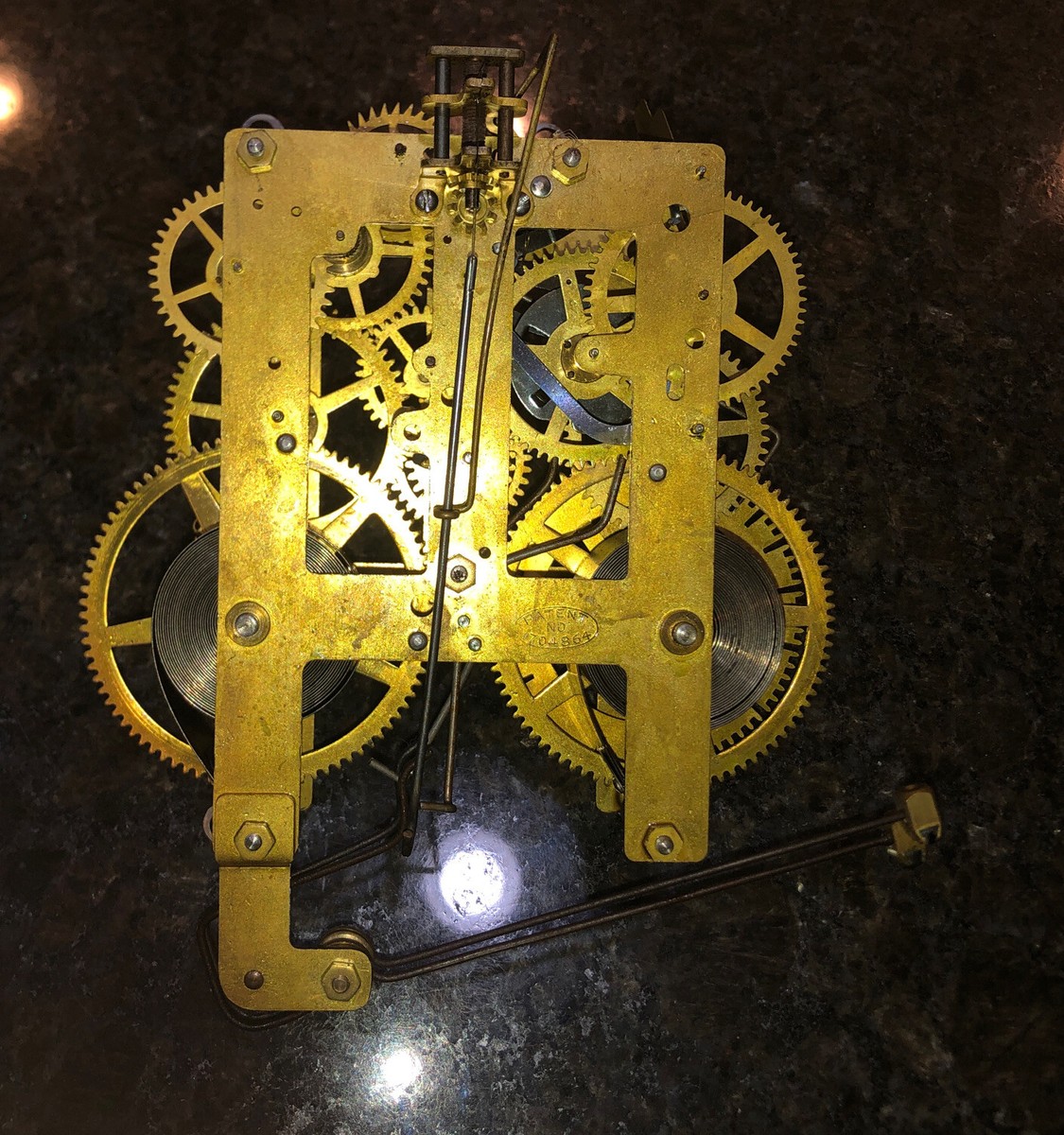 Antique VTG 1938 Sessions Clock Company Eight 8 Day 277 P Mantel