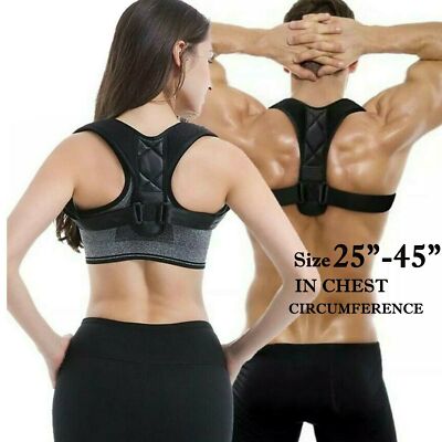 Ergonomic Posture Corrector for Men and Women, Adjustable Back Brace for Spine