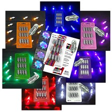 12 Amber Blue Green Mini Waterproof Balloon LED Bulb Decor Party Wedding Light