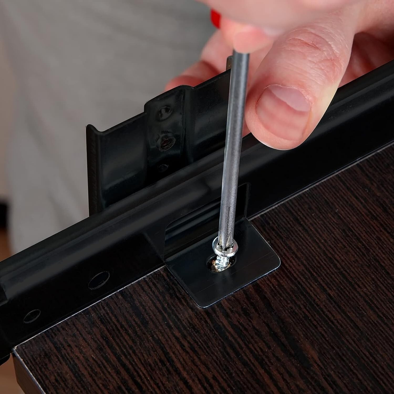 Veemoon Adjustable Under Desk Keyboard Tray Slide Rails Computer  Accessories