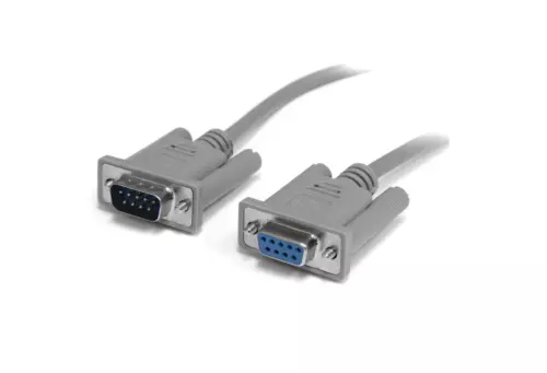 StarTech SCNM9FF 10 ft (120") DB9 F/F RS232 Serial Null Modem Cable