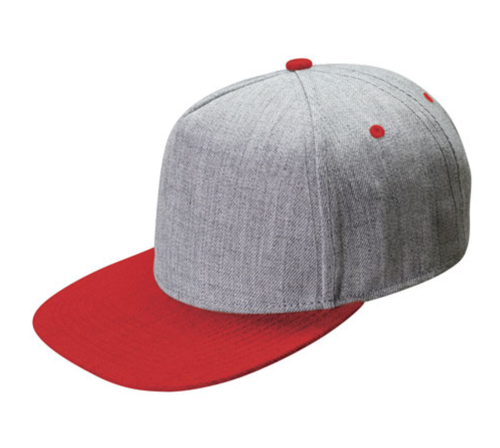 Flat Bill Two Tone 5 Panel Constructed Low Crown Baseball Snapback Hats Caps - Picture 7 of 7