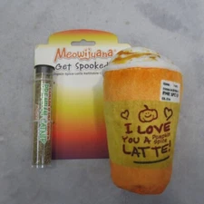 Meowijuana Get Spooked Halloween Pumpkin Spice Love You Latte Refillable Catnip