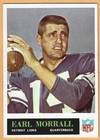 1965 Philadelphia Earl Morrall # 65 Detroit Lions Nm