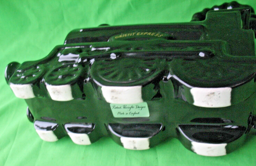 Vintage Richard Parrington Designs ORIENT EXPRESS Locomotive Train Teapot - Picture 5 of 7