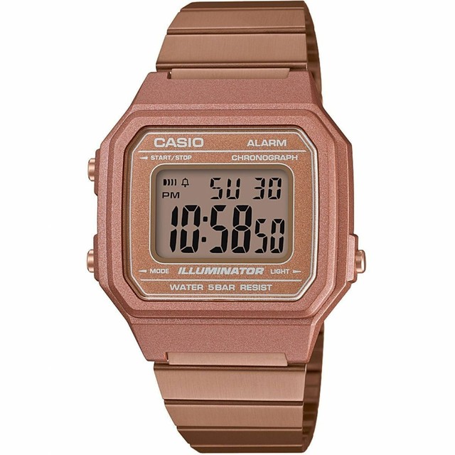 Casio Orologio Donna Vintage Digitale Cinturino inox Color Oro Rosa  B650wc-5adf | Acquisti Online su eBay