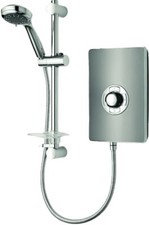Triton Aspirante Electric Shower - Gun Metal 9.5kW - PWTT1100