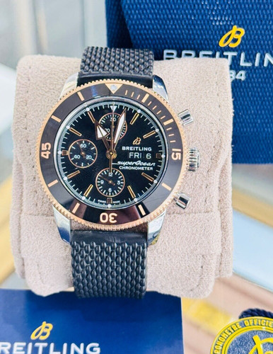 Breitling Superocean Heritage Chronograph 44mm U13313121B1S1 Rose Gold Steel NR!