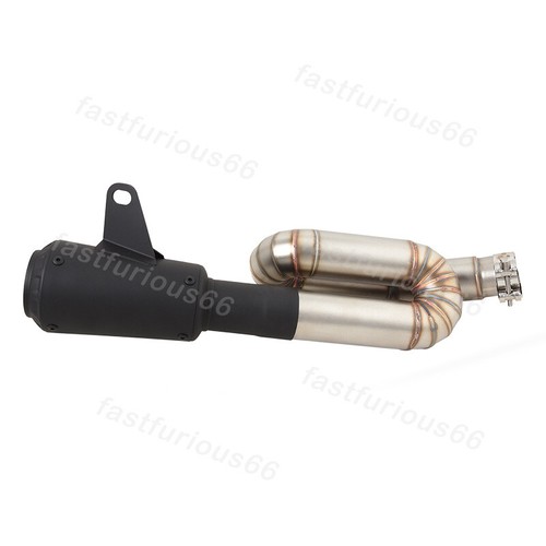 Exhaust Muffler Pipe For Triumph Street Triple 765 S\R 2017-2023 Steel Tips Tube - Picture 9 of 13