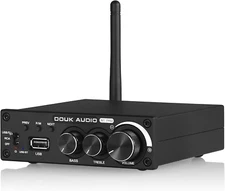 M1 PRO 320W Bluetooth Power Amplifier, 2 Channel Audio Amp, Wireless Receiver, f