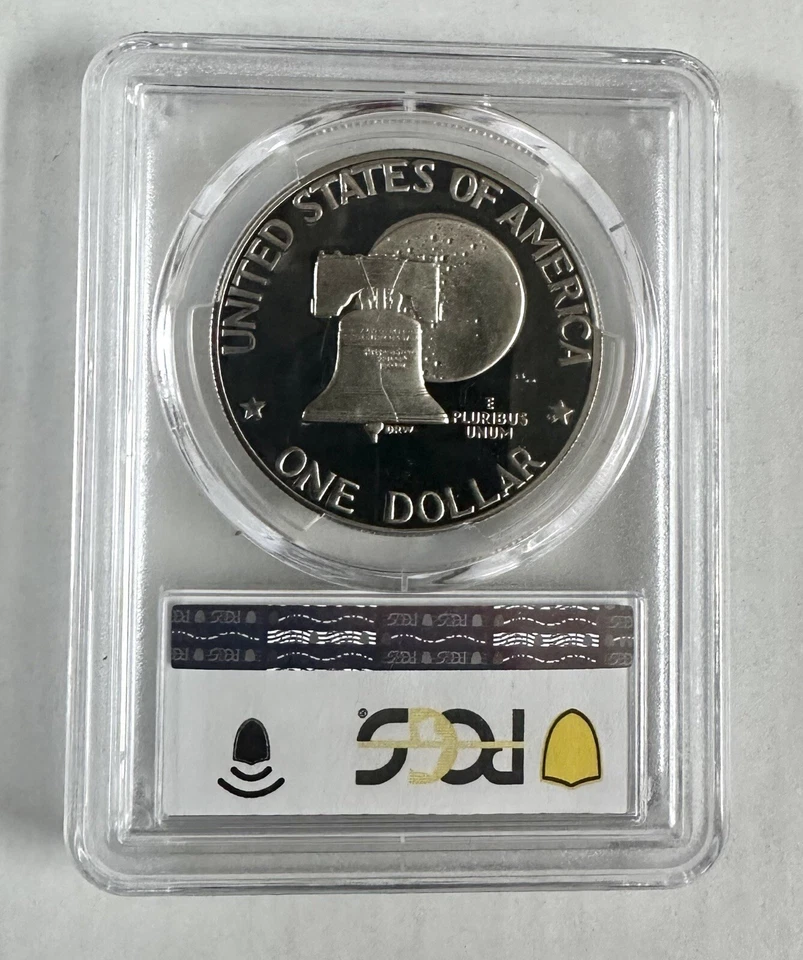 Eisenhower Ike Dollar Lot 1976 PCGS PR 70 Deep Cameo Uncirculated $1 Coin Type 2 - Image 2 of 4