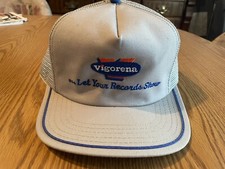 Vintage USA MADE " VIGORENA " Kap King Farm Trucker Hat Snapback Cap Vigorena