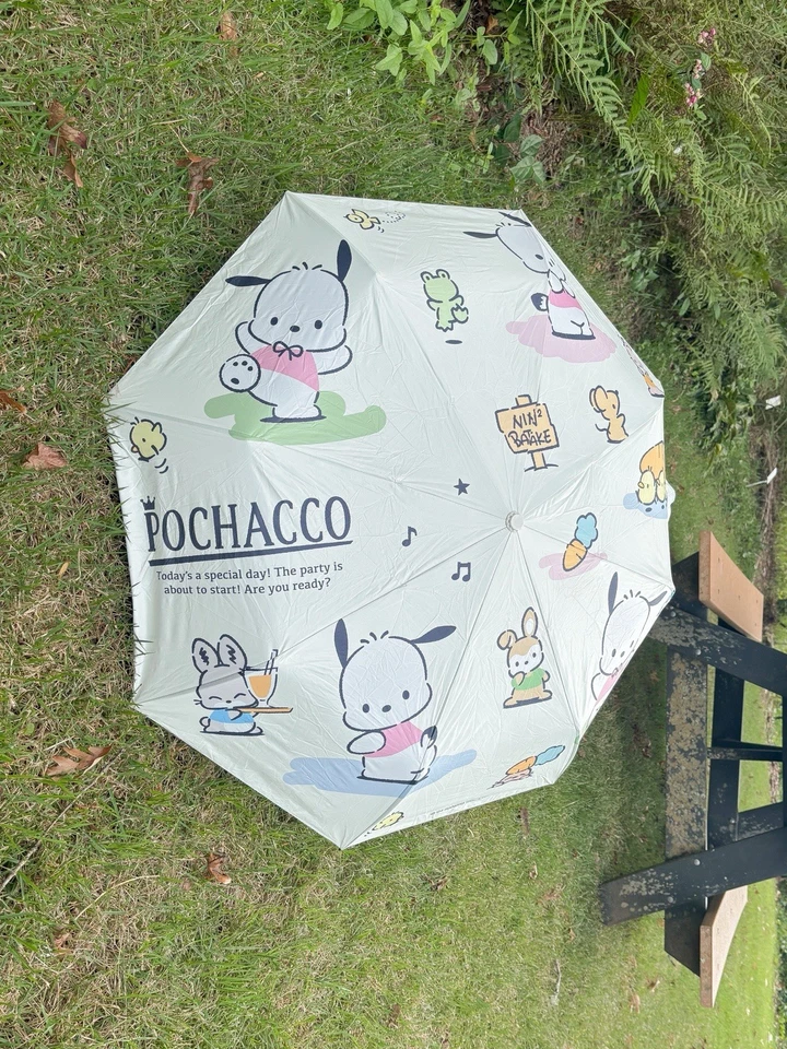 Paraguas Pochacco Licenciado Sanrio con Estuche y Pulsador Foto 2 de 4