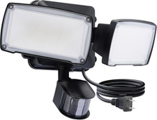 21W Plug in Motion Sensor Light Outdoor, Flood Lights Outdoor Motion Sensor,2500