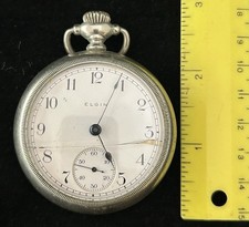 Elgin Pocket Watch For Parts/Not Working