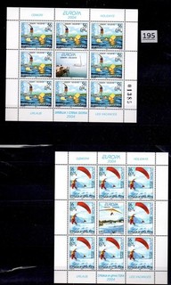 SV SERBIA AND MONTENEGRO 2004 MNH CEPT AVIATION SHIPS SPORTS