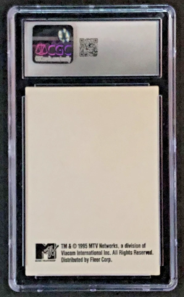 🎱 1995 CGC 8.0 Fleer MTV Animation Beavis and Butthead #1 Holograms RARE CARD😎 - Image 2 of 2