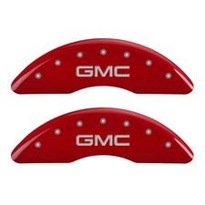 Mgp Brake Caliper Covers For Gmc Sierra 2011-2013 Red Finish Set Of 4