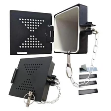 2 Pack RV Bumper End Cap, Premium Steel RV Bumper Cap, Fits Standard 4-Inch 