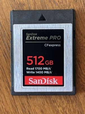 SanDisk 512GB Extreme PRO CFexpress Type B Memory Card