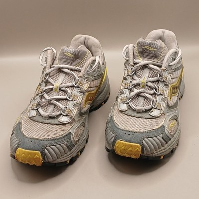 Saucony Grid Aura TR5 Women's Running Shoes Silver/Grey/ yellow Size 7.5