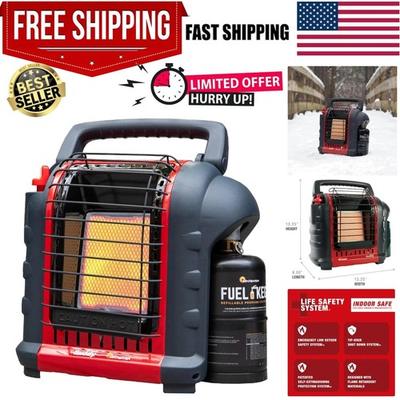 #ad 9000 BTU Portable Buddy Radiant Propane Heater $207.19