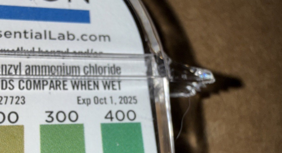 Micro Essential QT-10 Plastic Hydrion Low Range Quat Check Test Paper See Photo