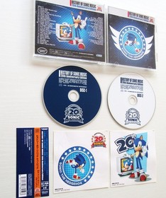 History of Sonic Music 20th Anniversary Edition CDs SEGA CD WWCE31259 2011