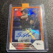 2023 Topps Pro Debut - Orange Auto SILAS ARDOIN Delmarva Shorebirds PD-7 - 25/25