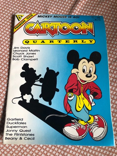 Gladstone CARTOON QUARTERLY #1 - 1988 Mickey Mouse Garfield Superman Jonny Quest
