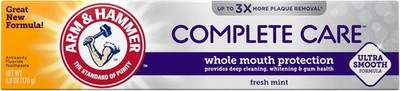 ARM & HAMMER Complete Care Toothpaste, Teeth Whitening Toothpaste, Fluoride, Who