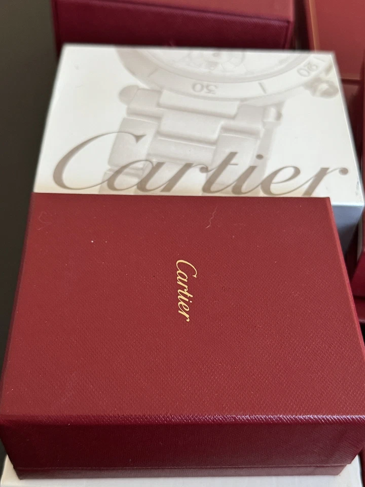 LOT OF CARTIER WATCH Booklet Cleaners Ring Boxes all kinds - Image 4 of 4